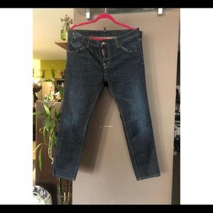 DSQUARED 2 dark blue denim jeans